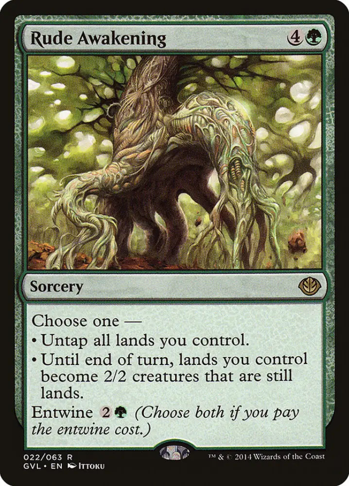 Rude Awakening (Garruk vs. Liliana) [Duel Decks Anthology] - MTG Single