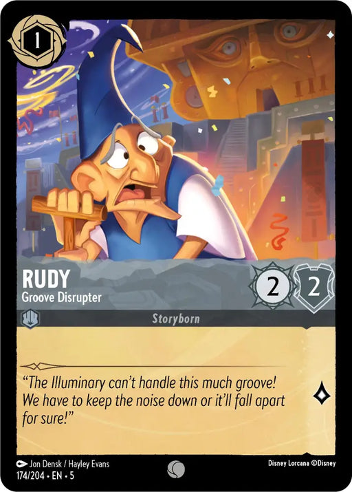 Rudy - Groove Disrupter (174/204) [Shimmering Skies] - Lorcana Single