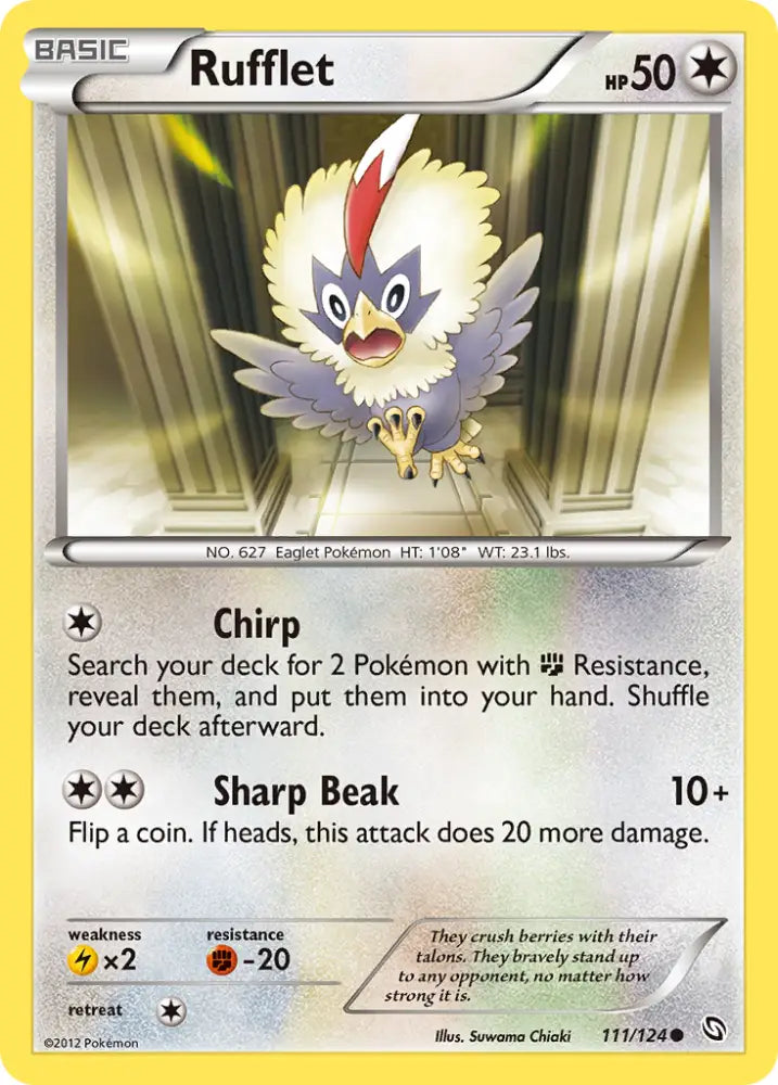 Rufflet (111/124) [Black & White: Dragons Exalted] - Pokemon Single