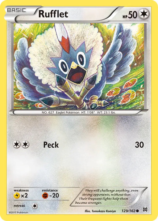 Rufflet (129/162) [XY: BREAKthrough] - Pokemon Single