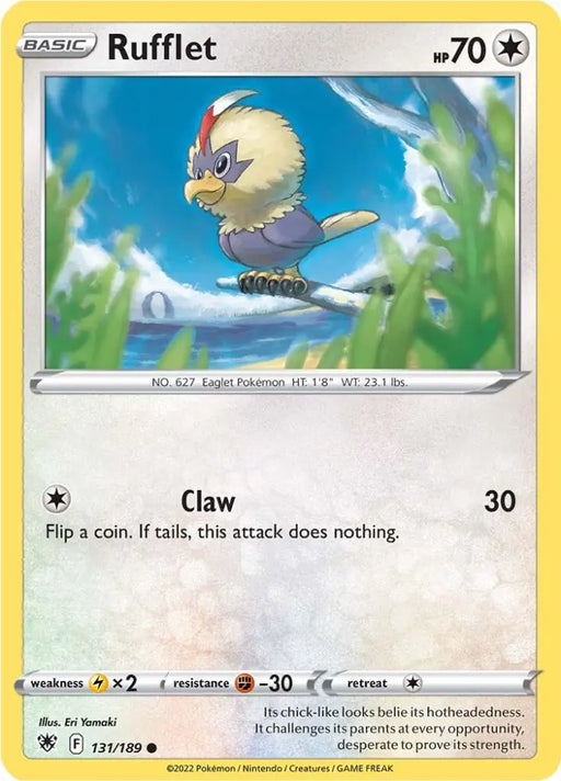 Rufflet (131/189) [Sword & Shield: Astral Radiance] - Pokemon Single