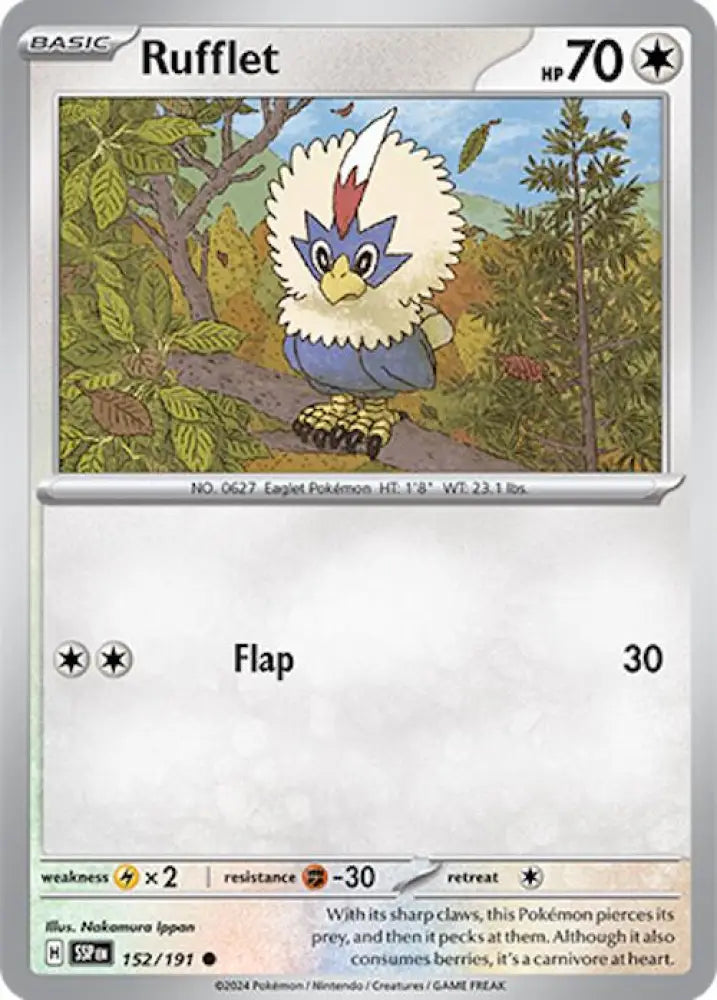 Rufflet (152/191) [Scarlet & Violet: Surging Sparks] - Pokemon Single