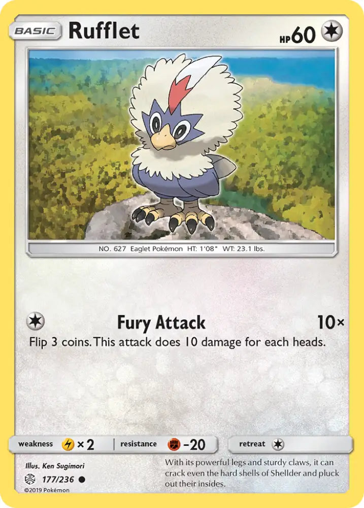 Rufflet (177/236) [Sun & Moon: Cosmic Eclipse] - Pokemon Single