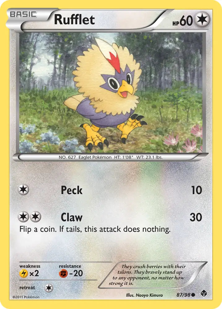 Rufflet (87/98) [Black & White: Emerging Powers] - Pokemon Single