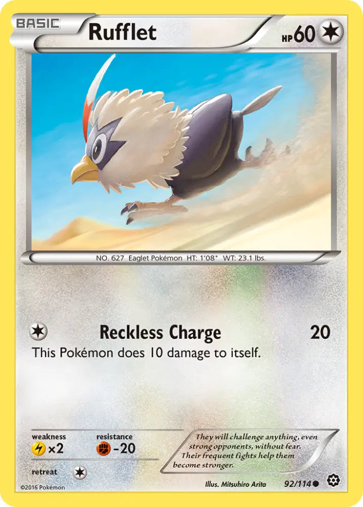 Rufflet (92/114) [XY: Steam Siege] - Pokemon Single
