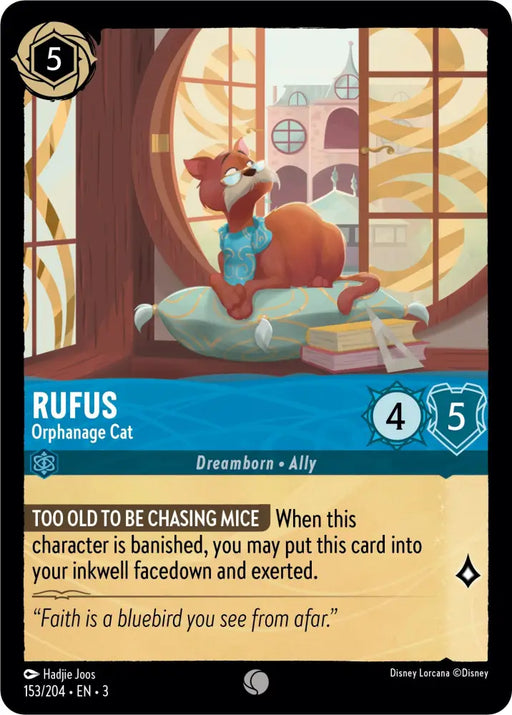 Rufus - Orphanage Cat (153/204) [Into the Inklands] - Lorcana Single