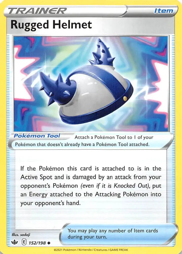 Rugged Helmet (152/198) [Sword & Shield: Chilling Reign] - Pokemon Single