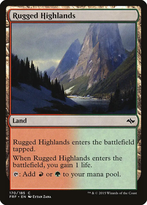 Rugged Highlands [Fate Reforged] - MTG Single