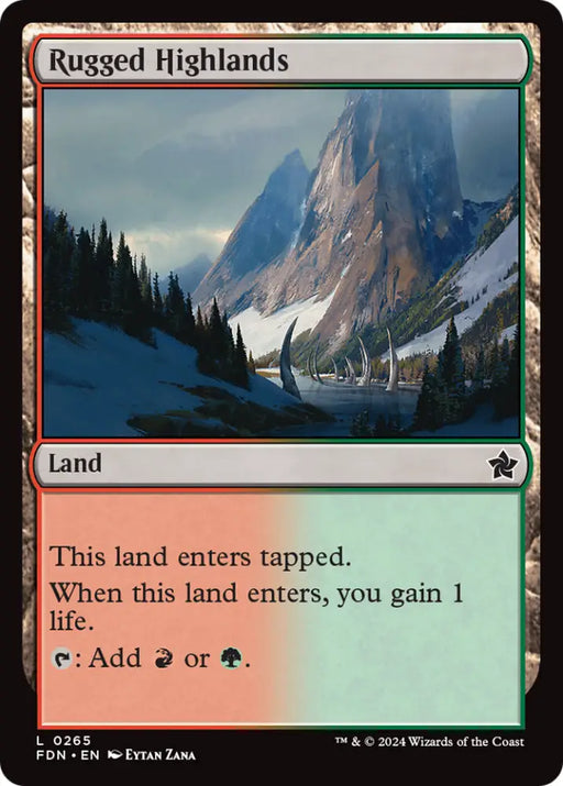Rugged Highlands [Foundations] - MTG Single