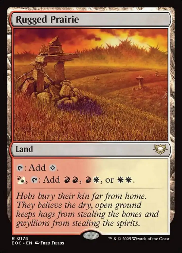 Rugged Prairie (174) [Edge of Eternities Commander]