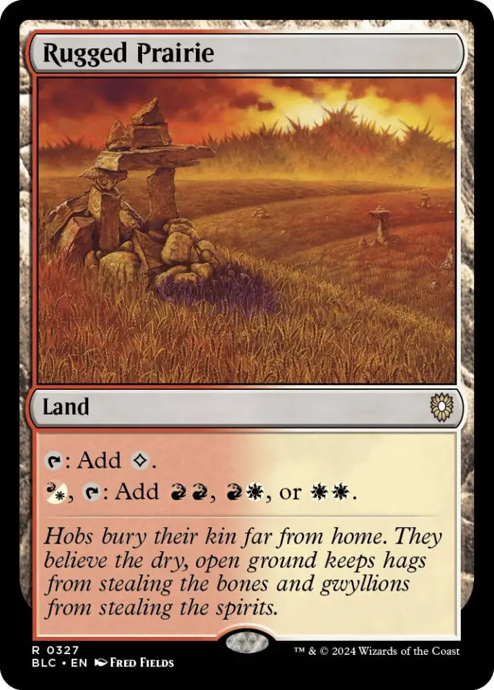 Rugged Prairie [Bloomburrow Commander] - MTG Single