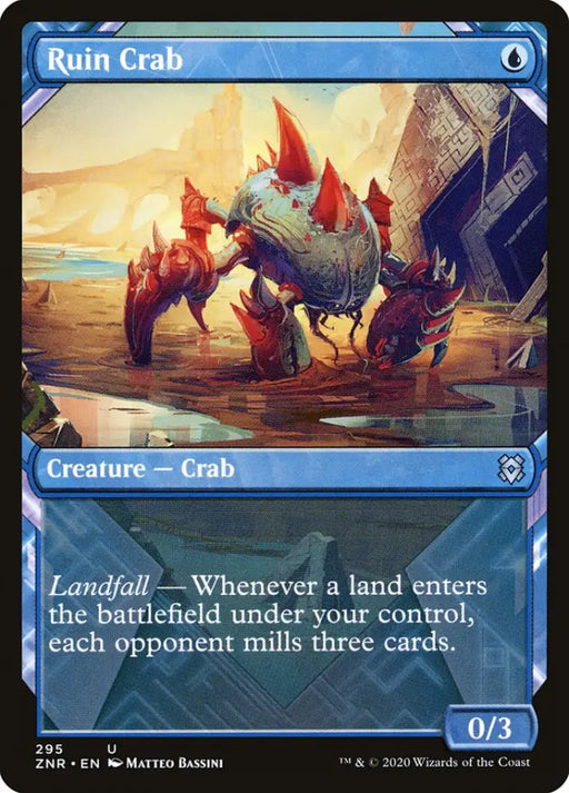 Ruin Crab (Showcase) [Zendikar Rising] - MTG Single