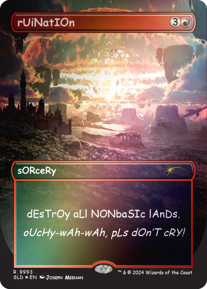 rUiNatIOn (Rainbow Foil) [Secret Lair Drop Series] - MTG Single