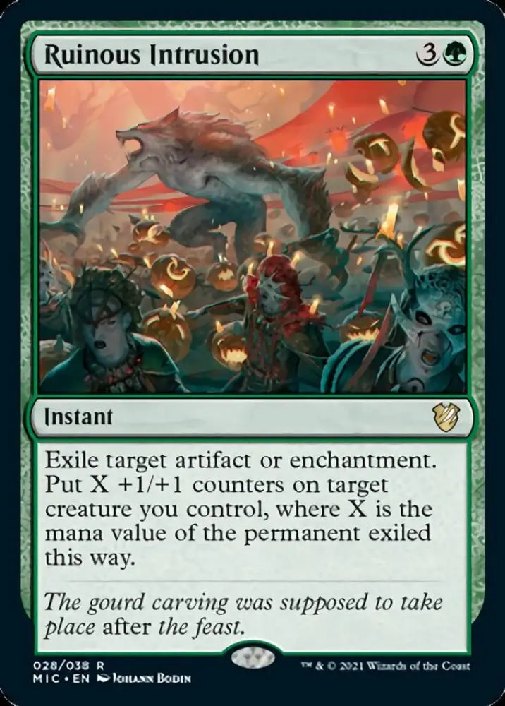Ruinous Intrusion [Innistrad: Midnight Hunt Commander] - MTG Single