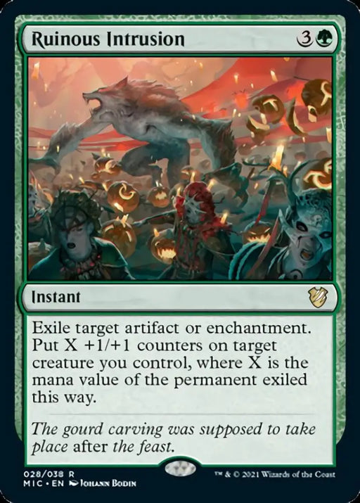 Ruinous Intrusion [Innistrad: Midnight Hunt Commander] - MTG Single