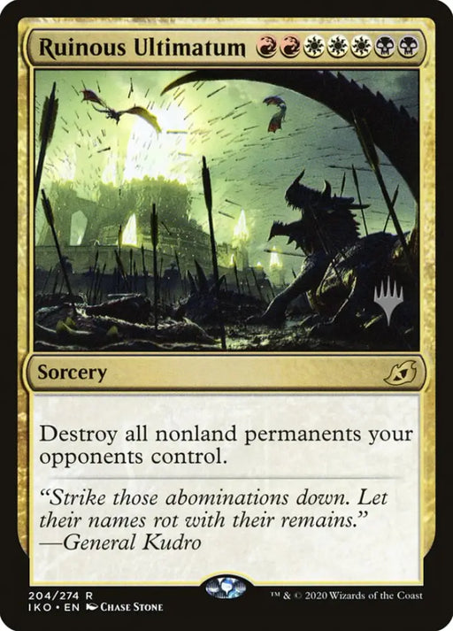 Ruinous Ultimatum (Promo Pack) [Ikoria: Lair of Behemoths Promos] - MTG Single