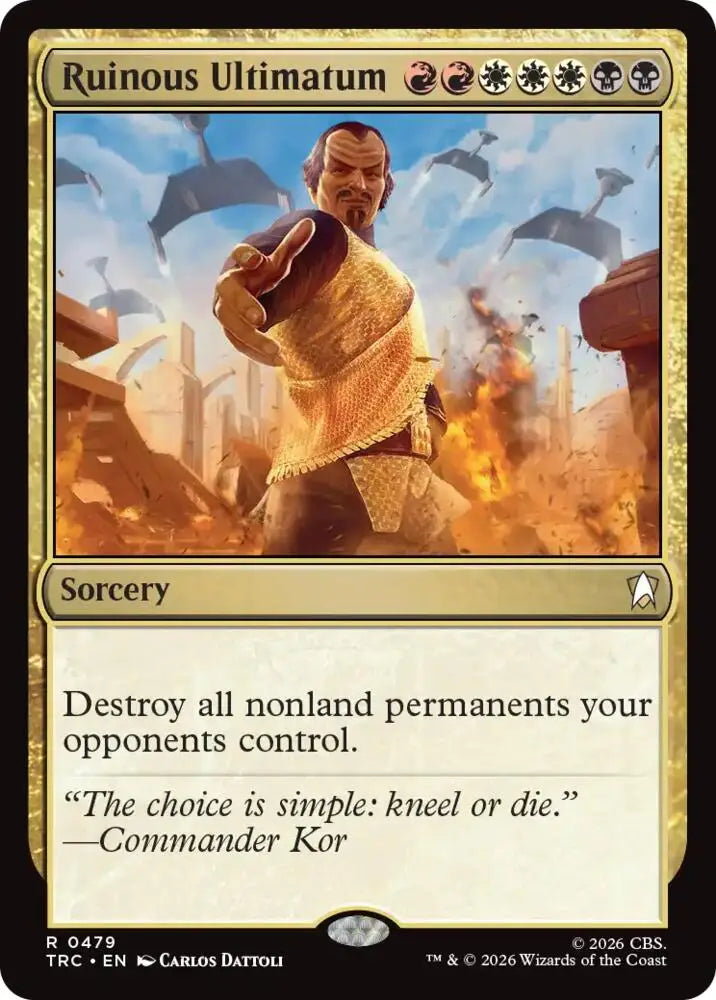 Ruinous Ultimatum (Surge Foil) (479) [Star Trek Commander]