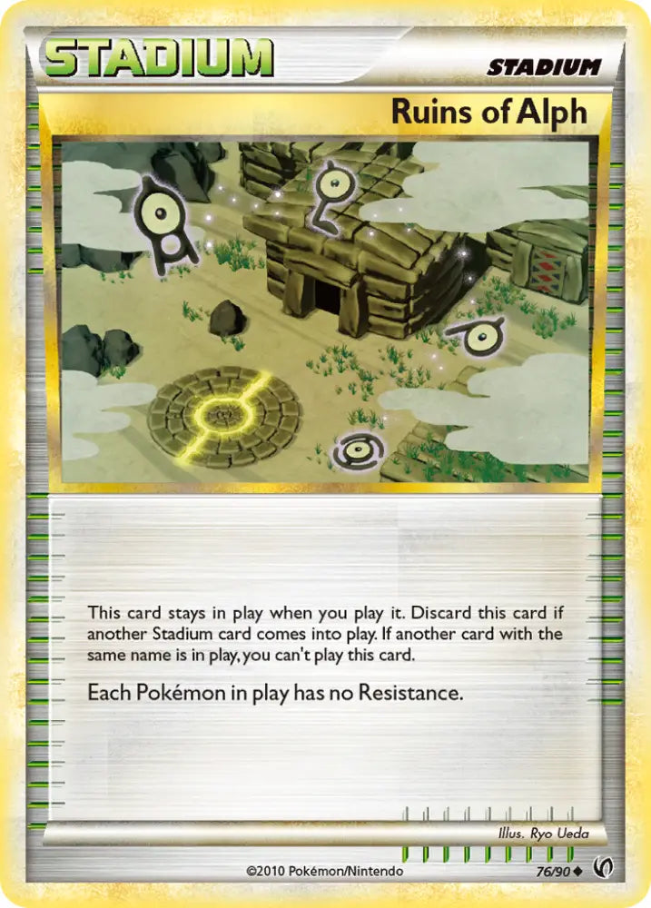 Ruins of Alph (76/90) [HeartGold & SoulSilver: Undaunted] - Pokemon Single