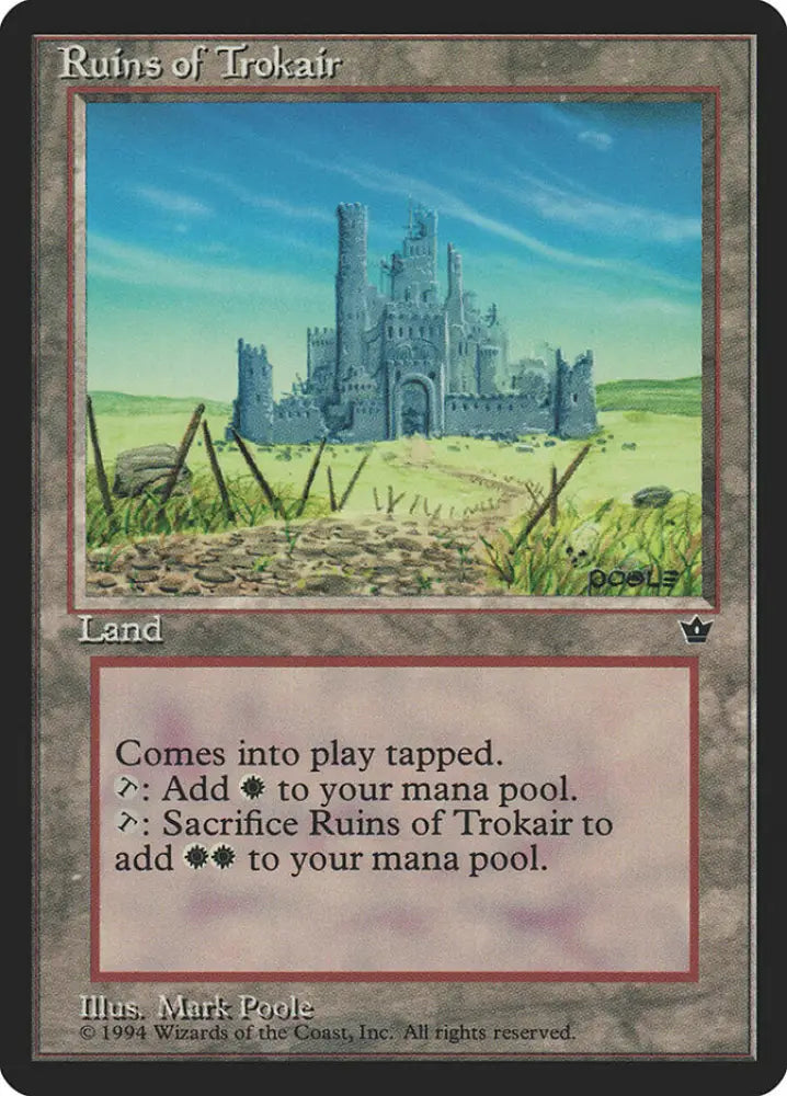 Ruins of Trokair [Fallen Empires] - MTG Single