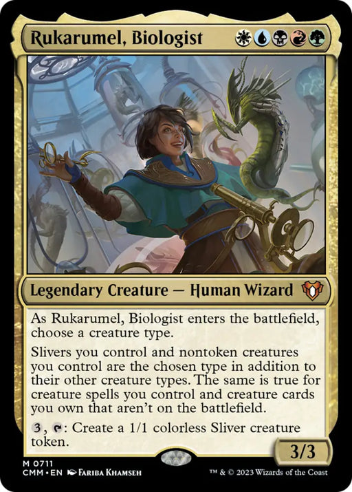 Rukarumel Biologist [Commander Masters] - MTG Single