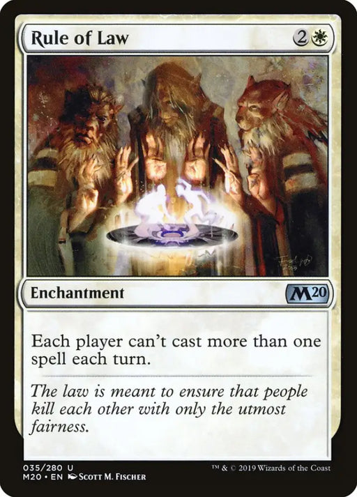 Rule of Law [Core Set 2020] - MTG Single