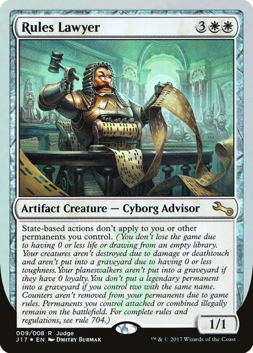 Rules Lawyer [Judge Gift Cards 2017] - MTG Single