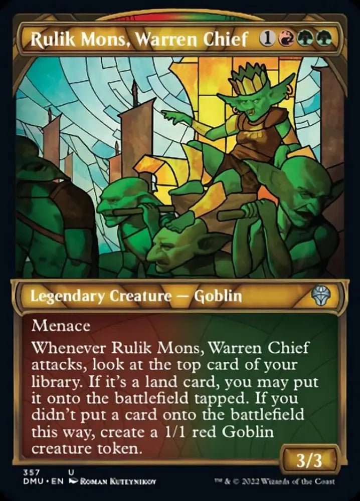 Rulik Mons Warren Chief (Showcase Textured) [Dominaria United] - MTG Single