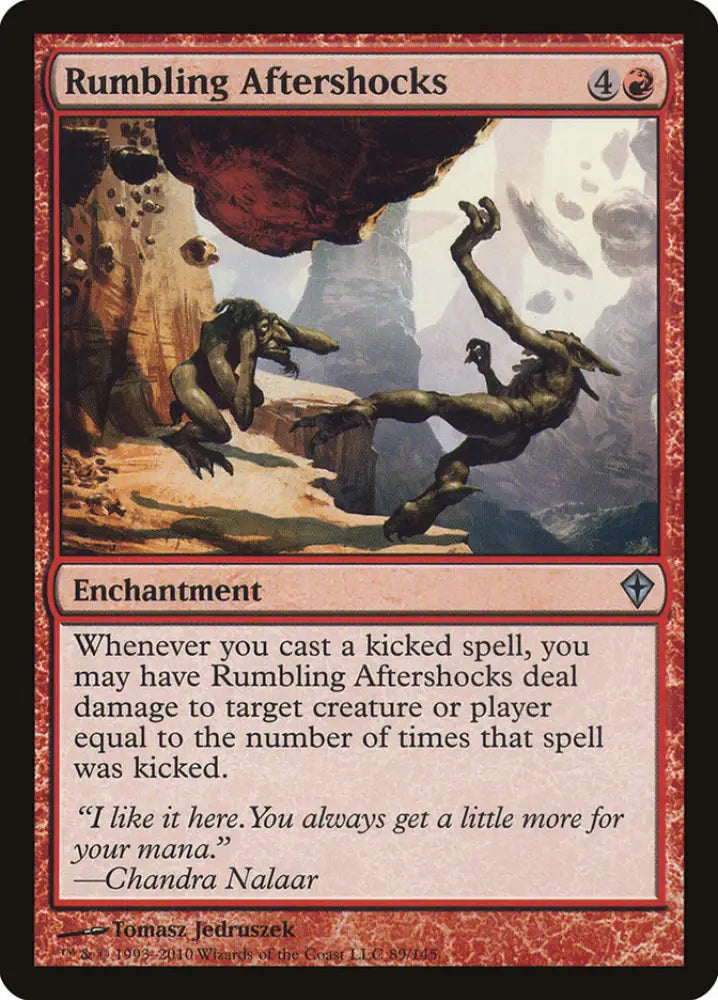 Rumbling Aftershocks [Worldwake] - MTG Single