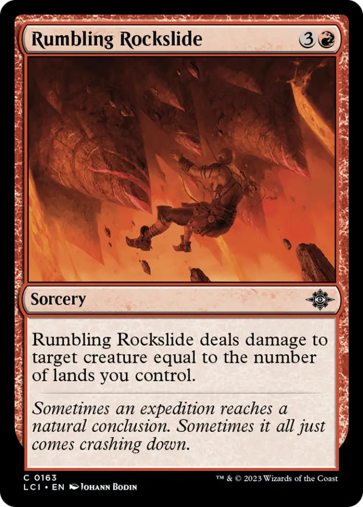 Rumbling Rockslide [The Lost Caverns of Ixalan] - MTG Single