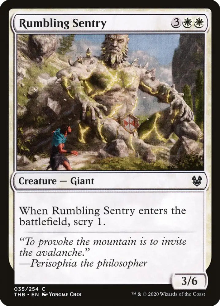 Rumbling Sentry [Theros Beyond Death] - MTG Single