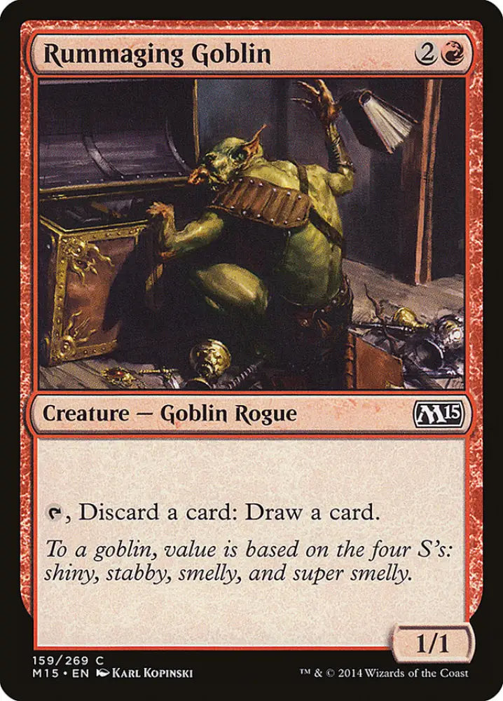 Rummaging Goblin [Magic 2015] - MTG Single