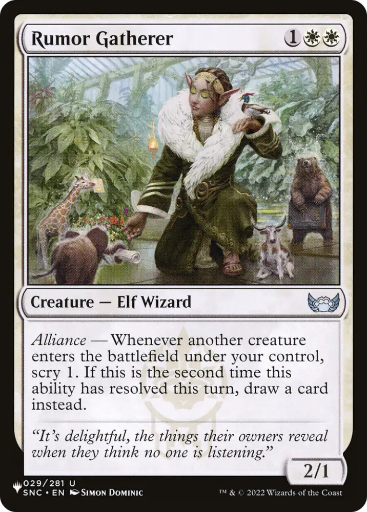 Rumor Gatherer [The List] - MTG Single