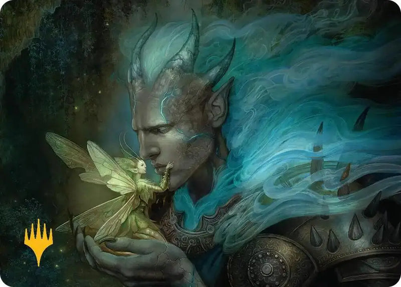 Run Away Together Art Card (Gold-Stamped Planeswalker Symbol) (9) [Lorwyn Eclipsed Art Series]