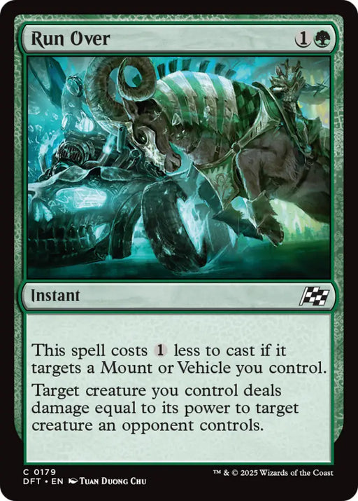 Run Over [Aetherdrift] - MTG Single