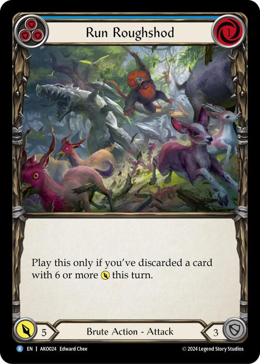 Run Roughshod [AKO024] (Armory Deck: Kayo) Rainbow Foil - Flesh And Blood Single