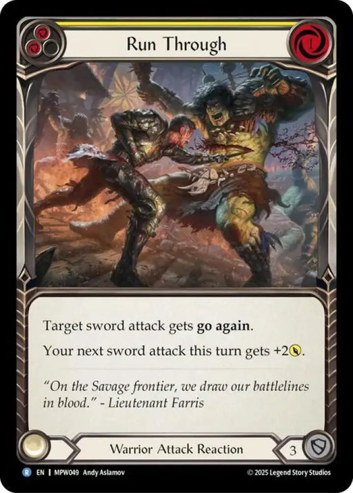Run Through (Yellow) (MPW049) [Mastery Pack Warrior]