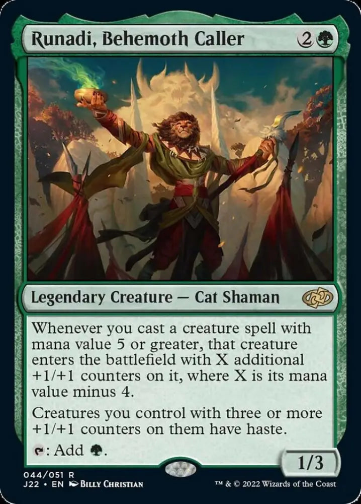 Runadi Behemoth Caller [Jumpstart 2022] - MTG Single
