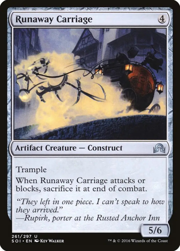 Runaway Carriage [Shadows over Innistrad] - MTG Single