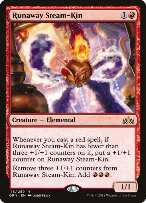 Runaway Steam-Kin [Guilds of Ravnica] - MTG Single