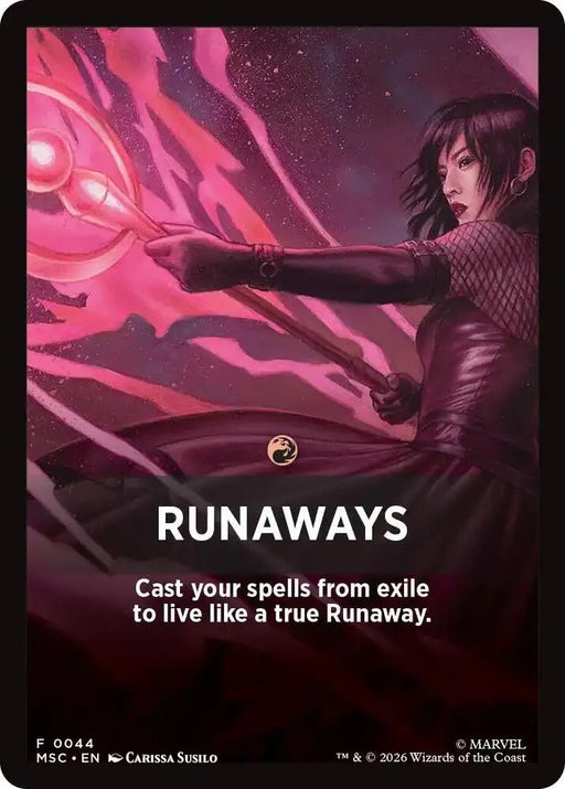 Runaways Theme Card (44) [Marvel Super Heroes Commander]