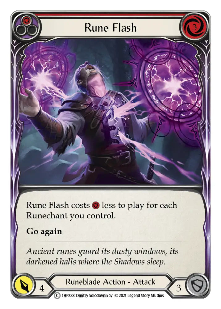 Rune Flash (Red) [1HP288] (History Pack 1) - Flesh And Blood Single