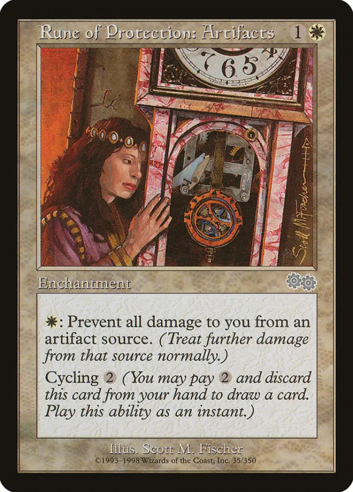 Rune of Protection: Artifacts [Urza’s Saga] - MTG Single