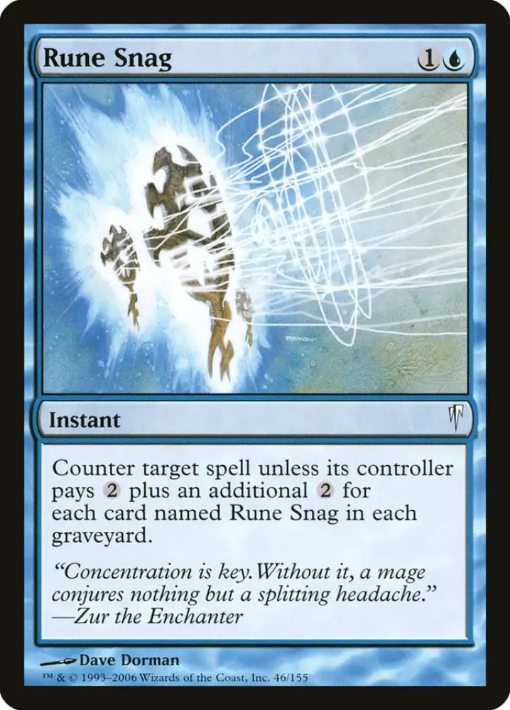 Rune Snag [Coldsnap] - MTG Single