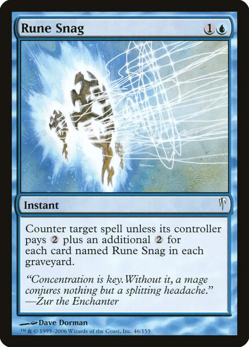 Rune Snag [Coldsnap] - MTG Single