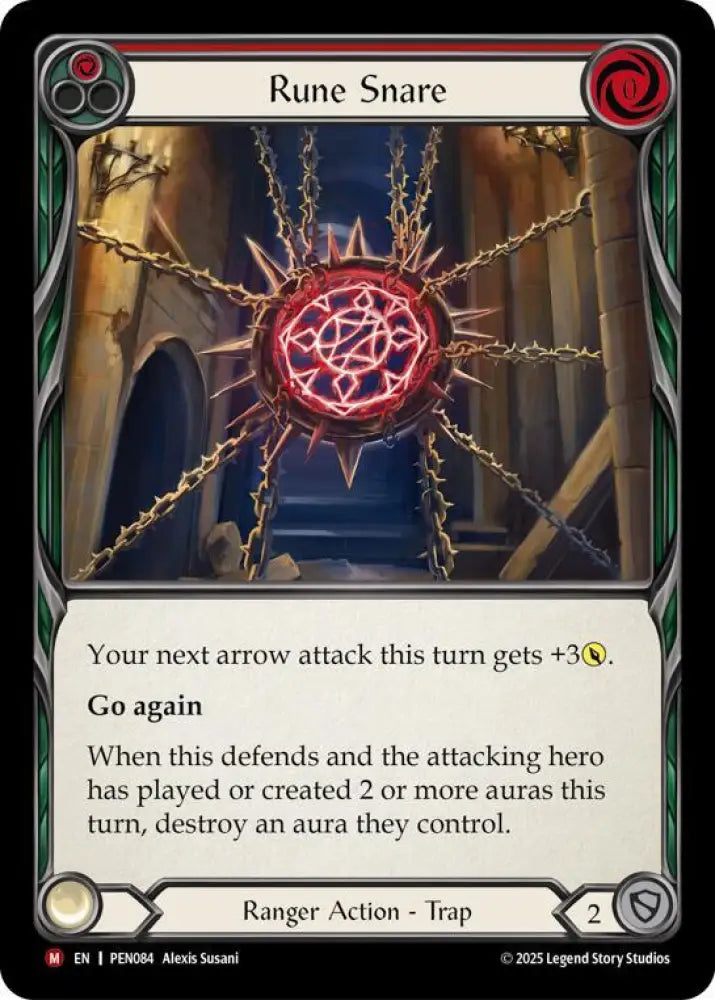 Rune Snare (Red) (PEN084) [Compendium of Rathe]