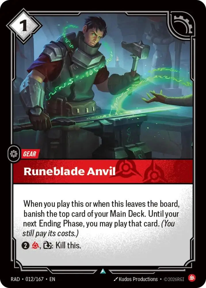Runeblade Anvil (012/167) [Radiance]