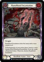 Runeblood Incantation (Blue) [Everfest] 1st Edition Rainbow Foil - Flesh And Blood Single