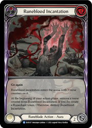 Runeblood Incantation (Red) [Everfest] 1st Edition Extended Art Rainbow Foil - Flesh And Blood Single