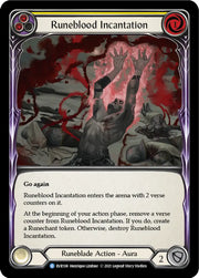 Runeblood Incantation (Yellow) [Everfest] 1st Edition Normal - Flesh And Blood Single