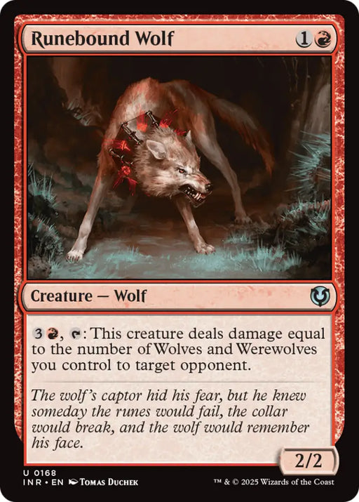 Runebound Wolf [Innistrad Remastered] - MTG Single